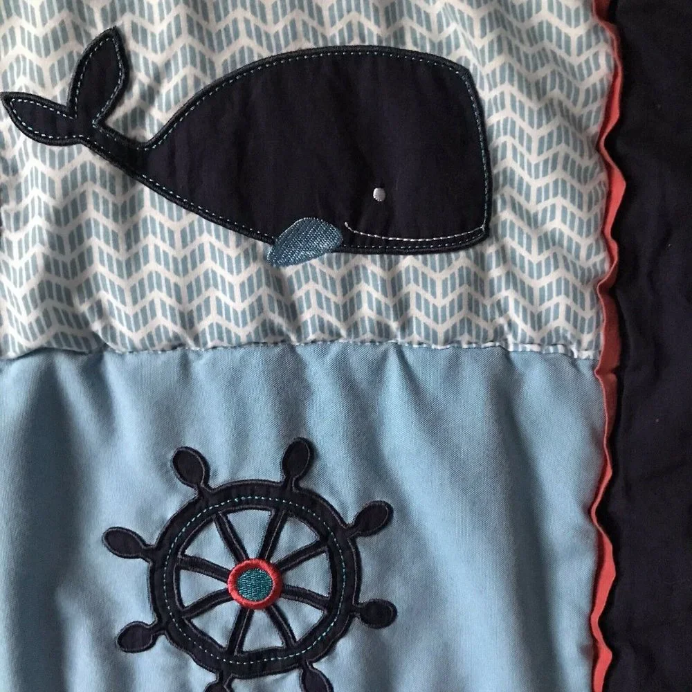 NAUTICA KIDS Whale of a Tale Nursery Crib‎ Bedding